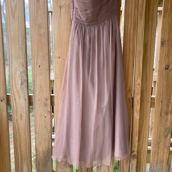 BHLDN Bridesmaids Dress Dusty Rose - Monique Lhuillier designer - Picture 4 of 6